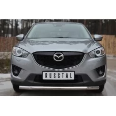 Защита переднего бампера 57 мм для Mazda CX-5 2011-2015