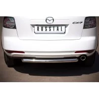 Защита заднего бампера 57 мм для Mazda CX-7 2010-2013