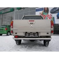 Защита заднего бампера 76 мм для Mitsubishi L200 2010-2013