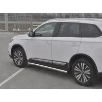 Пороги труба 57 мм вариант 2 для Mitsubishi Outlander 2018-2024