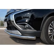 Защита переднего бампера 57 мм для Mitsubishi Outlander 2015-2018