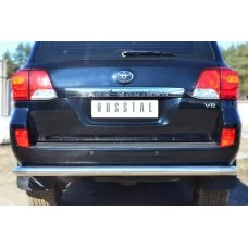 Защита заднего бампера 76 мм для Toyota Land Cruiser 200 2012-2015