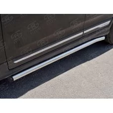 Пороги труба 57 мм вариант 2 для Chery Tiggo 5 2014-2020