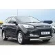 Пороги труба с накладками 76 мм вариант 1 для Ford Kuga 2013-2016 артикул FGT-0013811