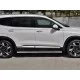 Пороги труба 57 мм вариант 1 для Hyundai Santa Fe 2021-2024 артикул HSFT-003600