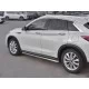 Пороги труба 57 мм вариант 3 для Infiniti QX50 2018-2024 артикул IQX5T-0030833