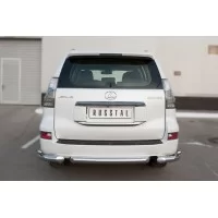 Защита заднего бампера 76 мм для Lexus GX460 2014-2019