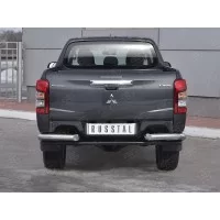 Защита задняя уголки 76 мм для Mitsubishi L200 2019-2024