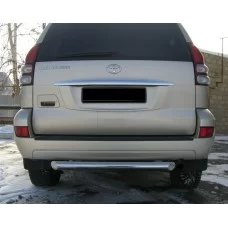 Защита заднего бампера 76 мм для Toyota Land Cruiser Prado 120 2002-2009