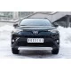 Защита передняя овальная 75х42 мм для Toyota RAV4 2015-2019 артикул TR4Z-002195