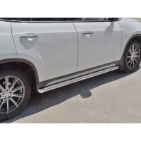Пороги труба 57 мм вариант 1 для Brilliance V5 2014-2024
