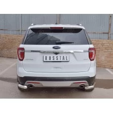 Защита задняя уголки 57 мм для Ford Explorer 2015-2017