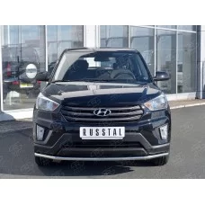 Защита переднего бампера 42 мм для Hyundai Creta 2016-2021