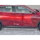 Пороги с площадкой нержавеющий лист 42 мм для Infiniti QX30 2016-2019 артикул IQX3L-0025023