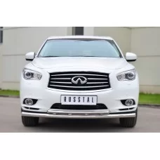 Защита передняя двойная 57-42 мм для Infiniti QX60/JX35 2012-2016