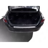 Накладка на задний бампер Russtal, шлифованная для Lexus ES 2018-2024