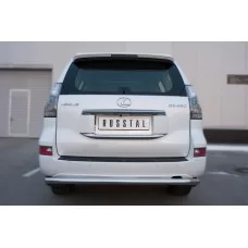 Защита заднего бампера 57 мм для Lexus GX460 2014-2019