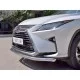 Защита переднего бампера 57 мм секции для Lexus RX Long 2018-2024 артикул LRX3Z-003215