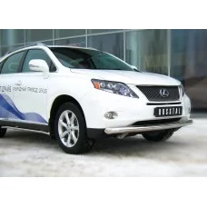 Защита переднего бампера 76 мм дуга для Lexus RX270/350/450 2009-2015