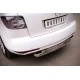 Защита заднего бампера двойная 76-42 мм для Mazda CX-7 2010-2013 артикул MC7Z-000650