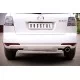 Защита заднего бампера двойная 76-42 мм для Mazda CX-7 2010-2013 артикул MC7Z-000650