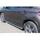 Пороги труба 57 мм вариант 1 для Peugeot 4008 2013-2017 артикул P48T-0005341