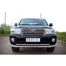 Защита передняя двойная 76-42 мм для Toyota Land Cruiser 200 2012-2015