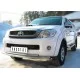 Защита передняя двойная 57-42 мм для Toyota Hilux 2008-2015 артикул TLZ-000002