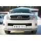 Защита передняя двойная 57-42 мм для Toyota Hilux 2008-2015 артикул TLZ-000002