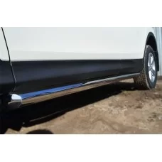 Пороги труба 57 мм вариант 1 для Toyota RAV4 2013-2015