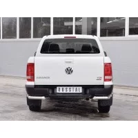 Защита задняя двойные уголки 57-42 мм для Volkswagen Amarok 2016-2024