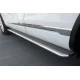 Пороги с площадкой нержавеющий лист 42 мм для Volkswagen Touareg 2014-2017 артикул VWTL-0021313