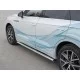 Пороги труба овальная с проступью 120х60 мм для Volkswagen Touareg 2018-2024 артикул VWTO-003057