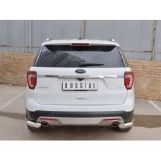 Защита задняя уголки 76 мм для Ford Explorer 2015-2017 Защита задняя уголки 76 мм для Ford Explorer 2015-2017