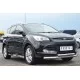 Пороги труба с накладками 76 мм вариант 3 для Ford Kuga 2013-2016 артикул FGT-0013813
