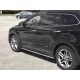 Пороги труба 42 мм вариант 1 для Hyundai Santa Fe Grand 2016-2018 артикул HSFT-0027371