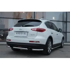 Защита задняя уголки 57 мм для Infiniti QX50 2007-2016