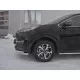 Защита передняя двойная с уголками 57-42 мм для Kia Sportage 2018-2022 артикул KSZ-003185