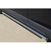 Пороги труба 57 мм вариант 2 для Opel Antara 2010-2017