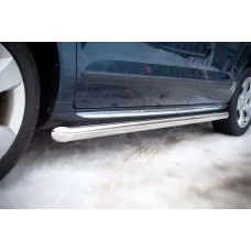 Пороги труба 57 мм вариант 1 для Peugeot 3008 2009-2014