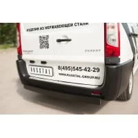 Защита заднего бампера 80х40 мм для Peugeot Expert 2007-2012