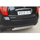 Защита заднего бампера двойная 57-42 мм для Ssangyong Actyon 2010-2013 артикул SAZ-001430