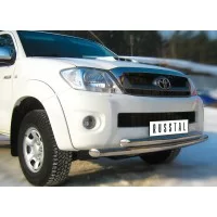 Защита передняя двойная 57-57 мм для Toyota Hilux 2008-2015