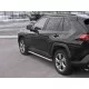 Пороги труба 57 мм вариант 3 для Toyota RAV4 2019-2024 артикул TR4T-0033657