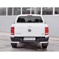 Защита задняя двойные уголки 76-42 мм для Volkswagen Amarok 2016-2024