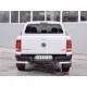 Защита задняя двойные уголки 76-42 мм для Volkswagen Amarok 2016-2024 артикул VAMZ-002545