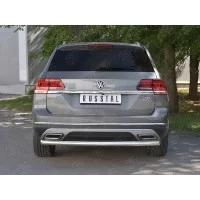 Защита заднего бампера 57 мм дуга для Volkswagen Teramont 2018-2024