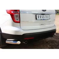 Защита задняя уголки 76 мм секции для Ford Explorer 2011-2015