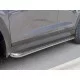 Пороги с площадкой нержавеющий лист 42 мм для Hyundai Tucson 2015-2021 артикул HTL-0022373