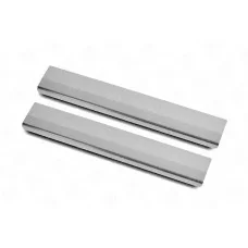 Накладки на пороги Russtal шлифованные для Lexus RX-200t/350 2015-2024